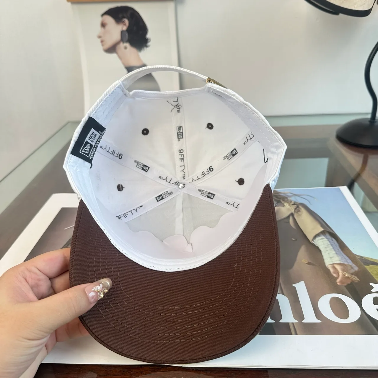 New Era Baseball Cap in White · view 8