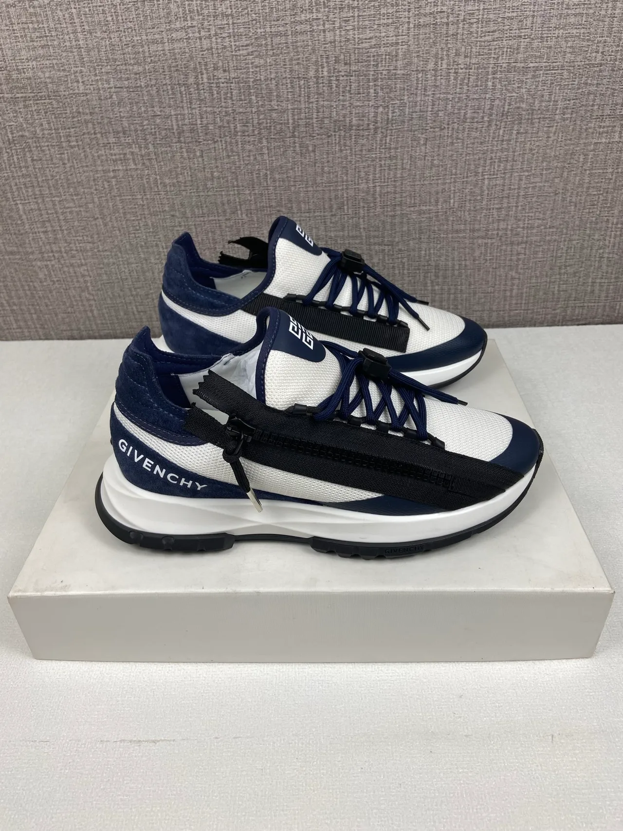 Givenchy Lace-Up Sneakers in White · view 4