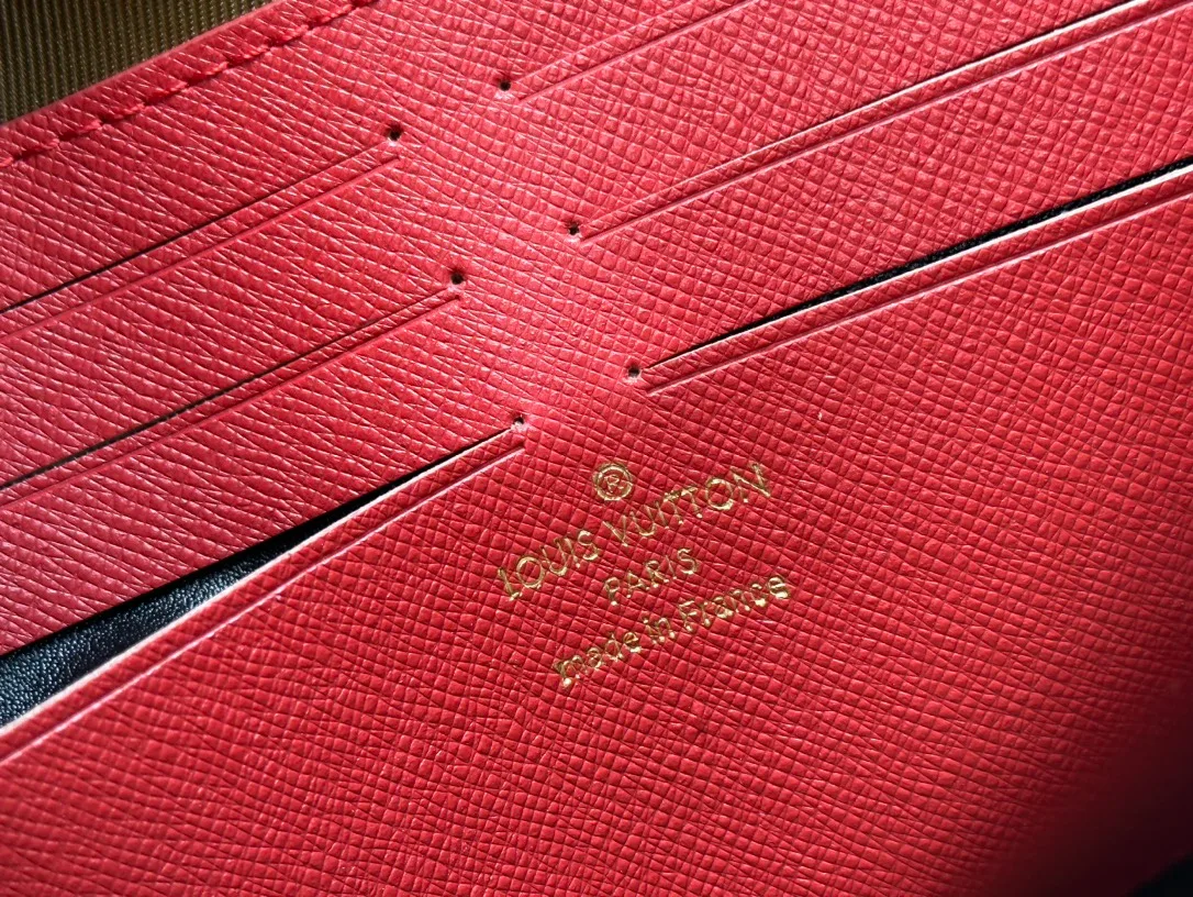 Louis Vuitton Canvas Clutch in Red · view 8