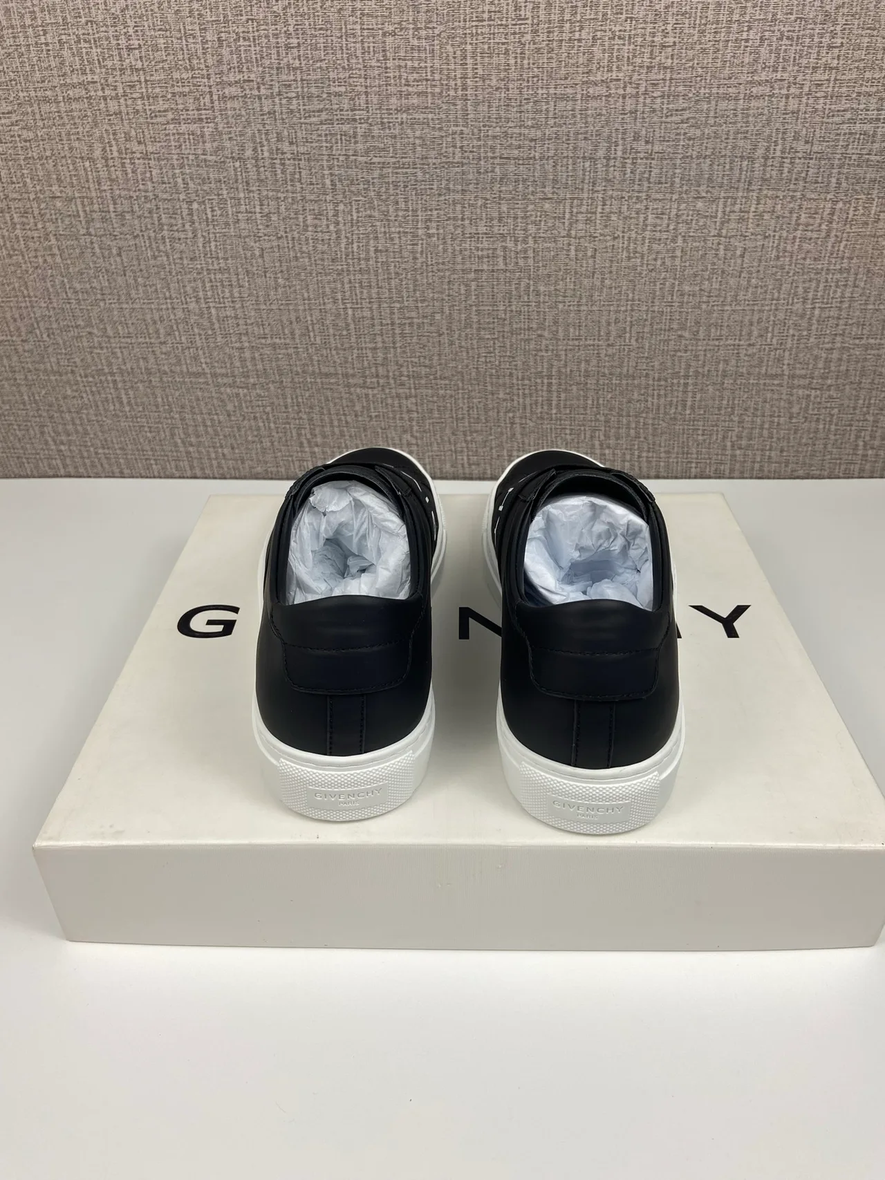 Givenchy Cowhide Smooth Sneakers in Black · view 8