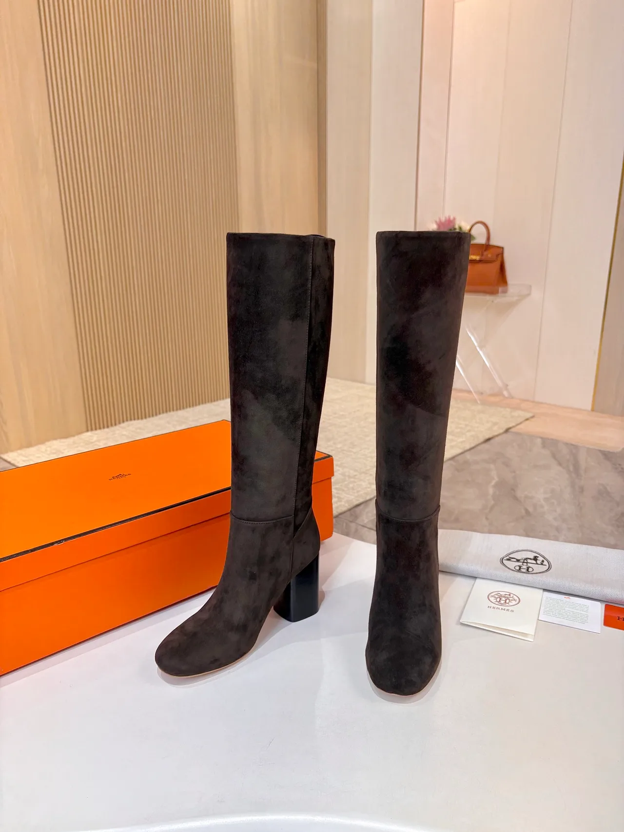 Hermes Boots in Brown · view 4
