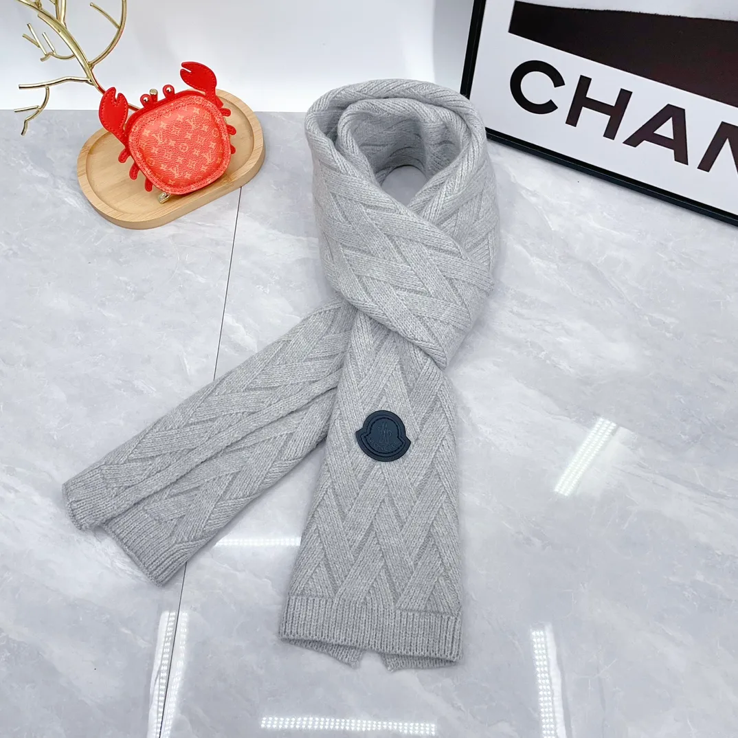 Moncler Wool Hat Scarf and Gloves Set in Grey · view 3