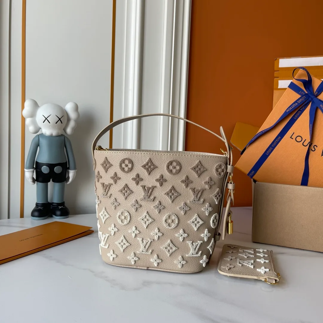 Louis Vuitton Cowhide All In BB Bag in Grey · view 2