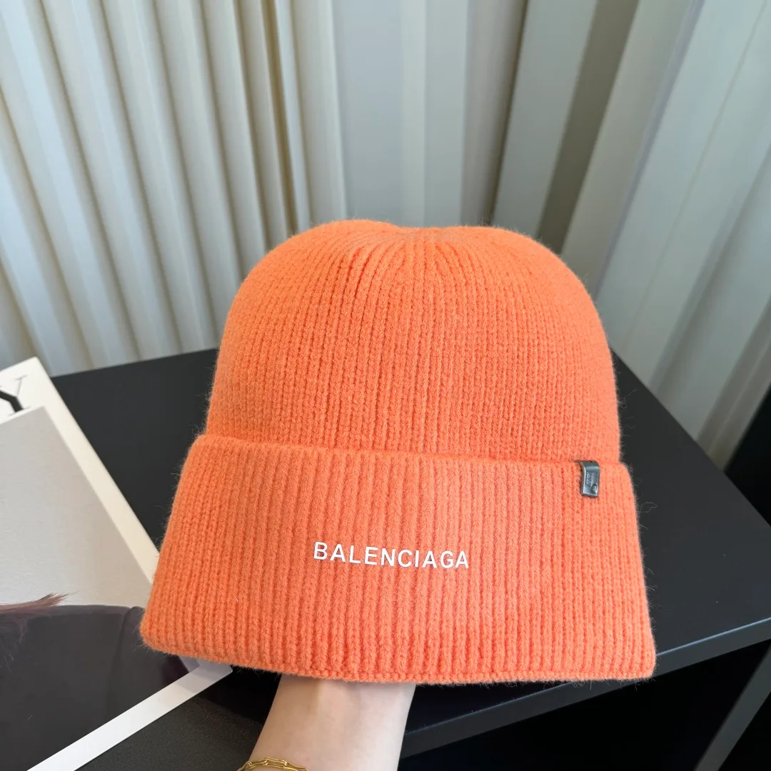 Balenciaga Beanie in Orange · view 4