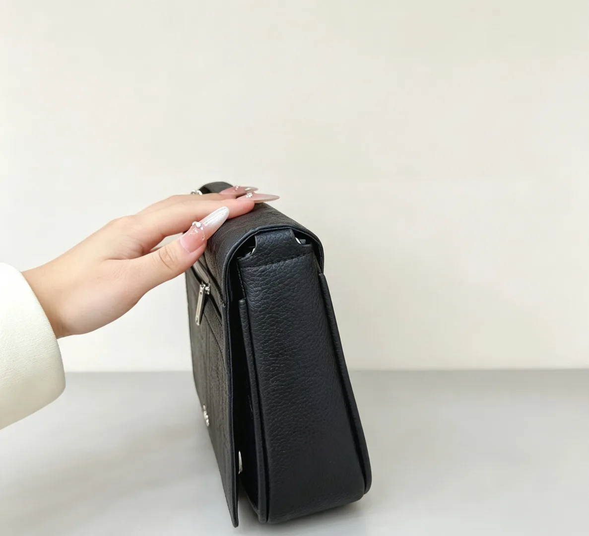 Dior Zip Crossbody Bag in Green & Black & Blue · view 6