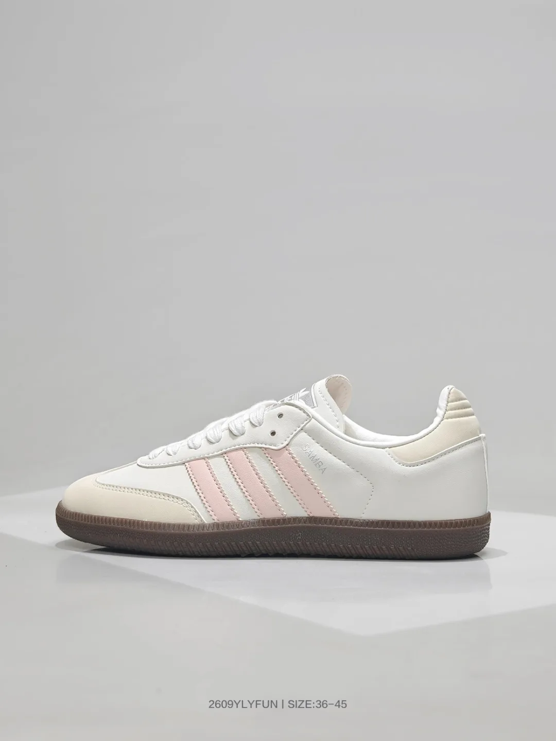 Adidas Samba low-top sneakers in Black & White & Blue & Cream & Burgundy · view 4