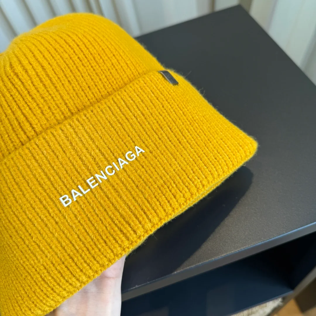 Balenciaga Beanie in Yellow · view 5