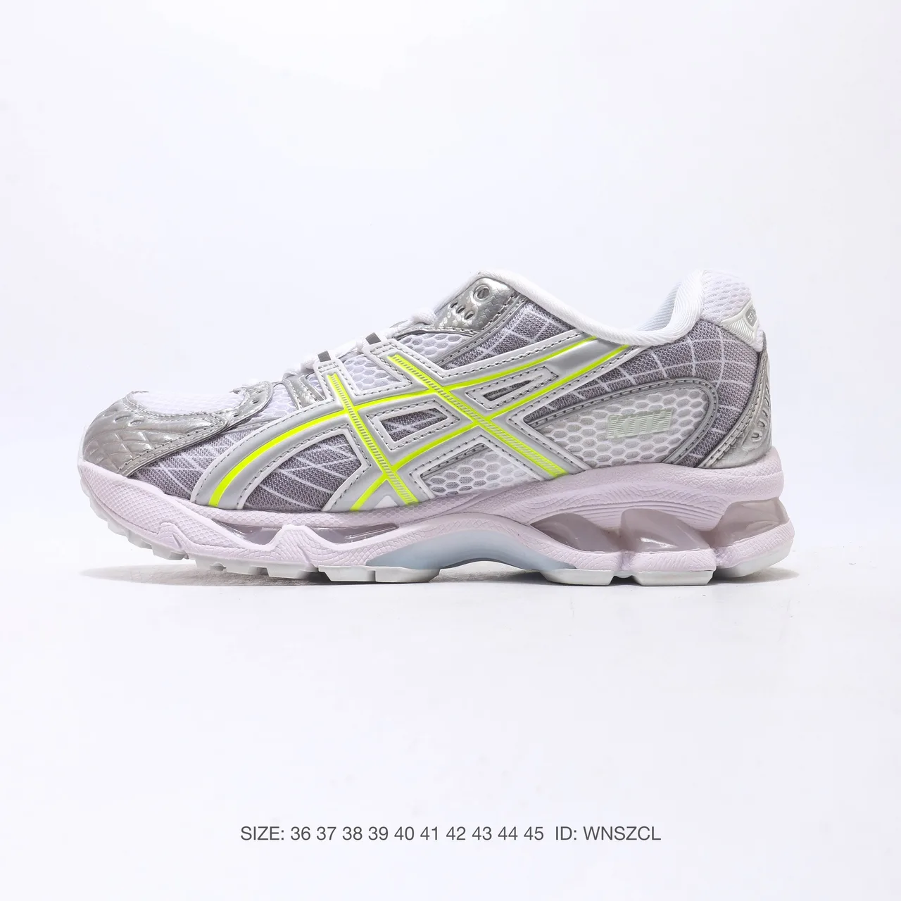 ASICS Gel-Kayano Sneakers in Black & White & Silver & Grey · view 3