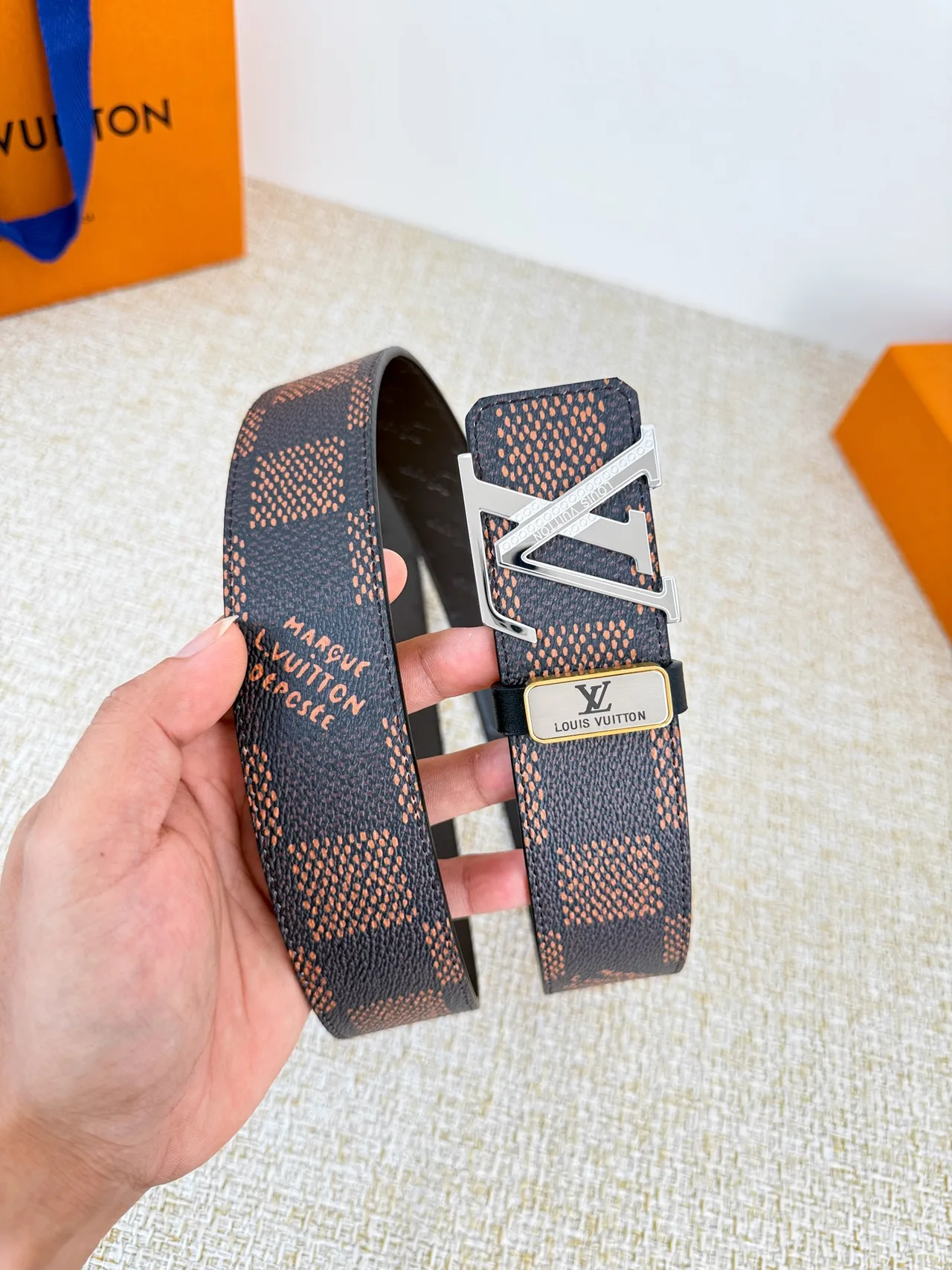 Louis Vuitton Reversible Belt in Brown · view 7