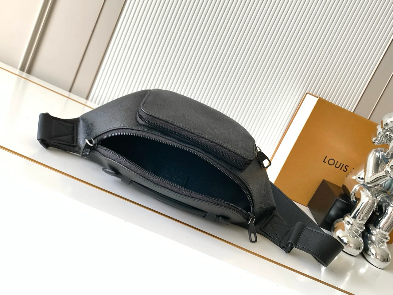 Louis Vuitton Monogram Belt Bag in Black · view 8