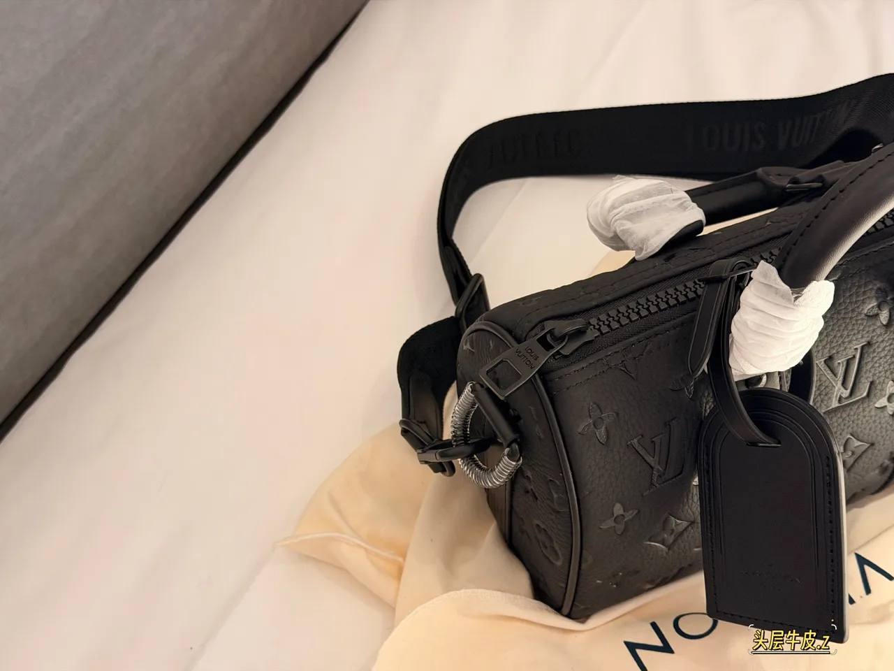 Louis Vuitton Monogram Pillow Duffel Bag in Black · view 7