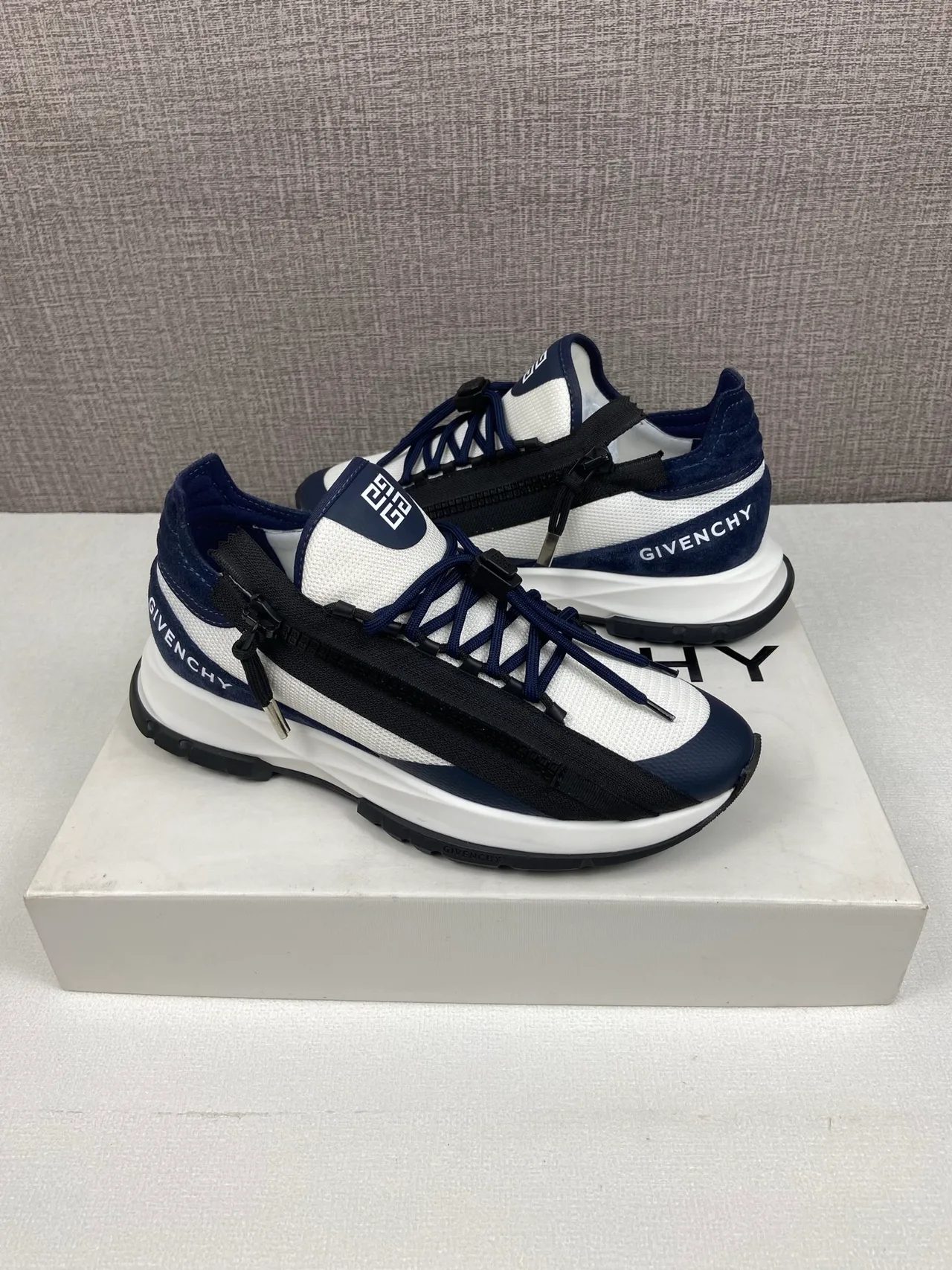 Givenchy Lace-Up Sneakers in White · view 5
