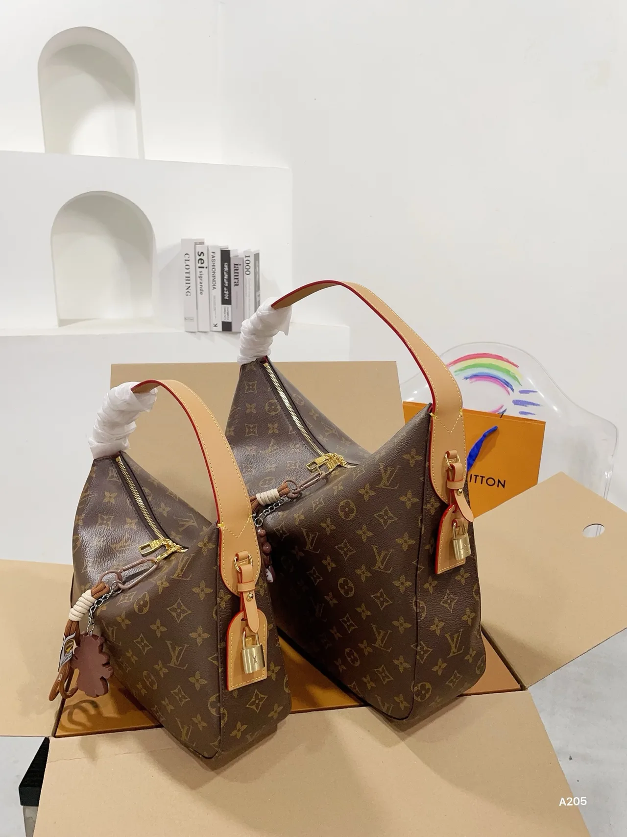 Louis Vuitton Sully Hobo Bag in Brown · view 9