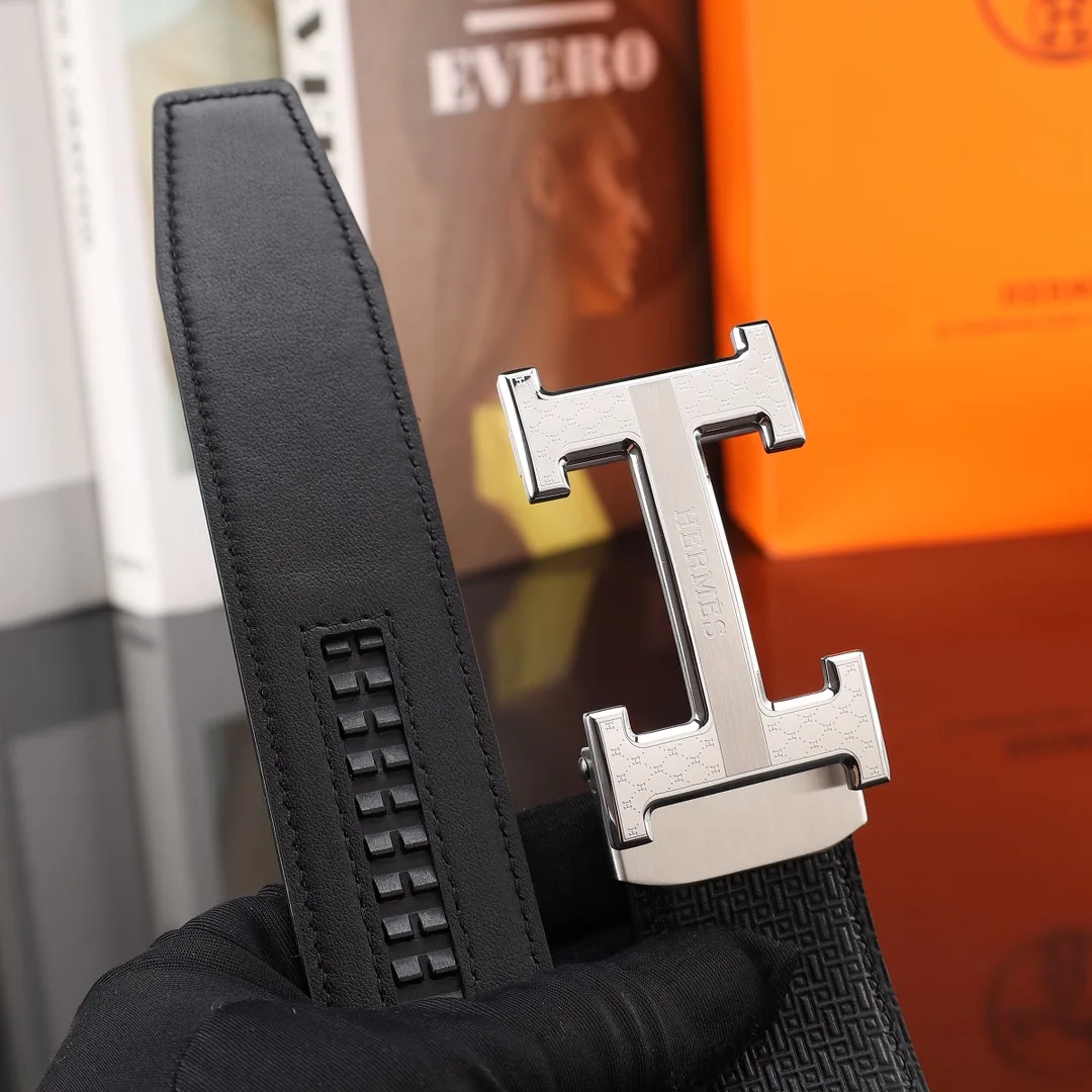 Hermes H automatic belt in Black · view 6