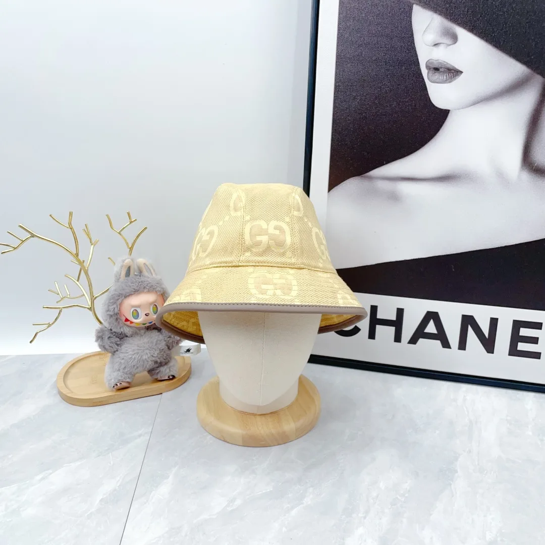 Gucci Bucket Hat in Yellow / Beige / Green / Purple / Black · view 3
