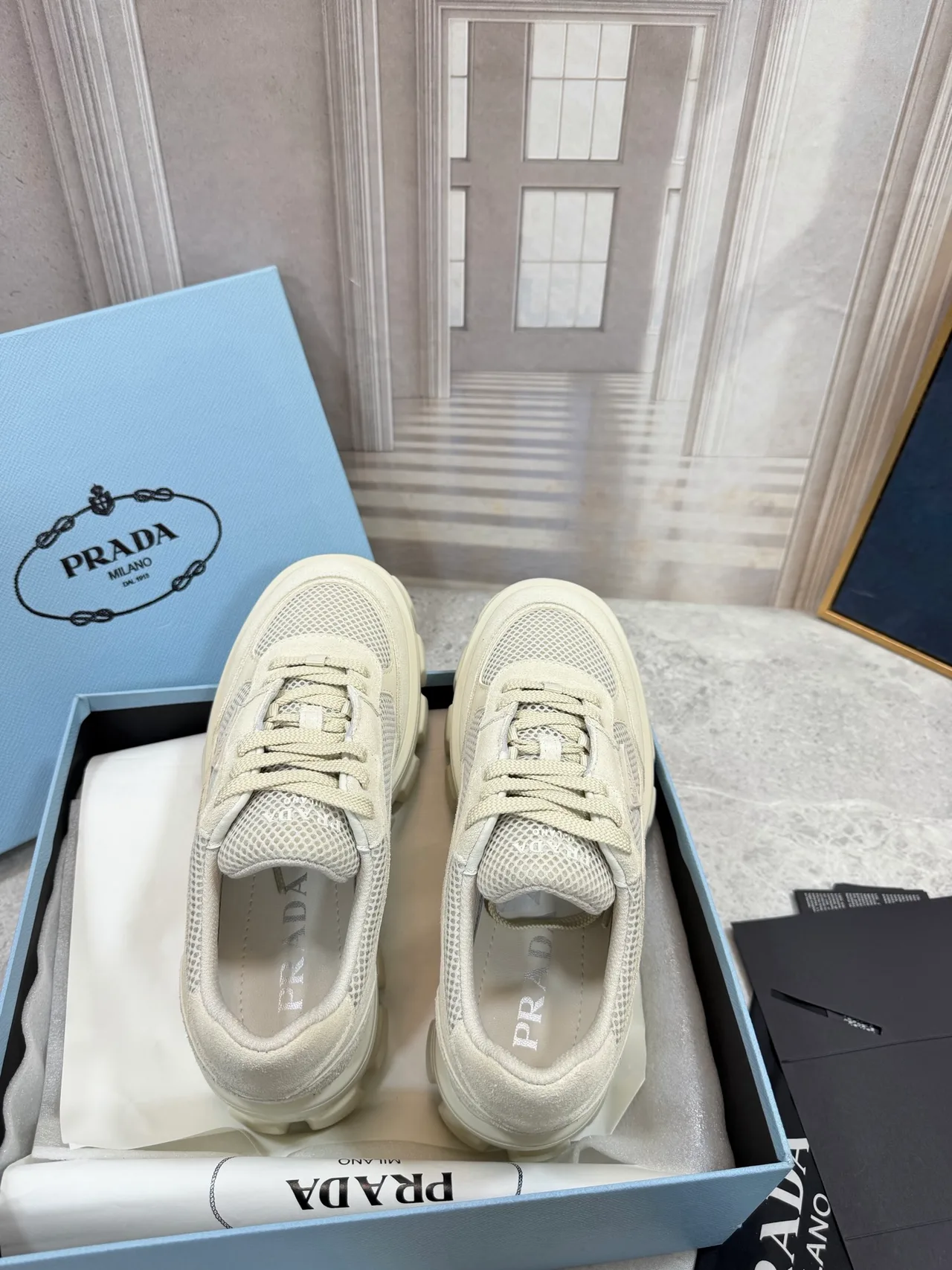 Prada Sneakers in White · view 4