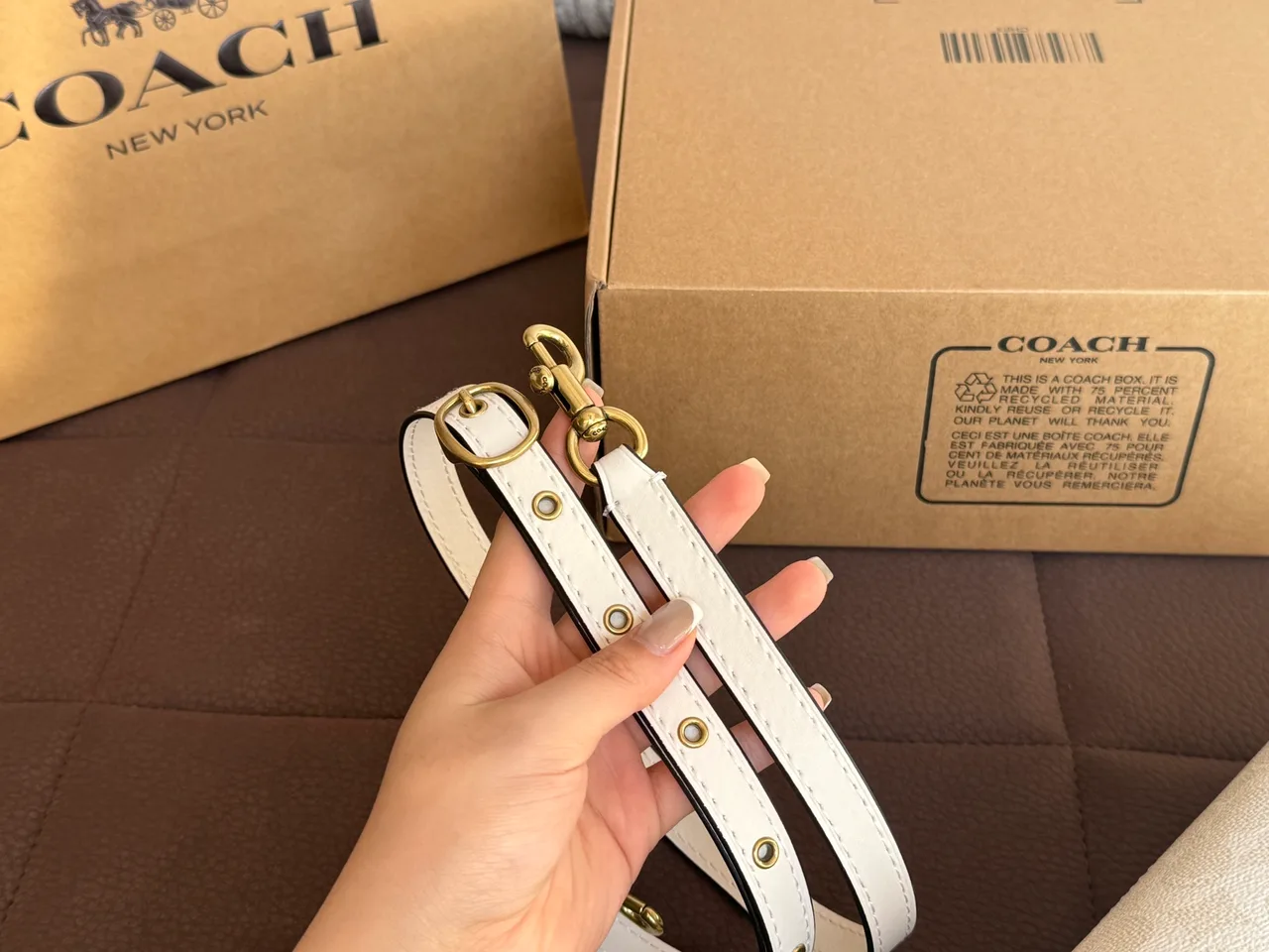 Coach Hobo Bag in White · view 7