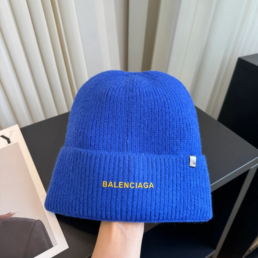 Balenciaga Beanie in Blue · view 4
