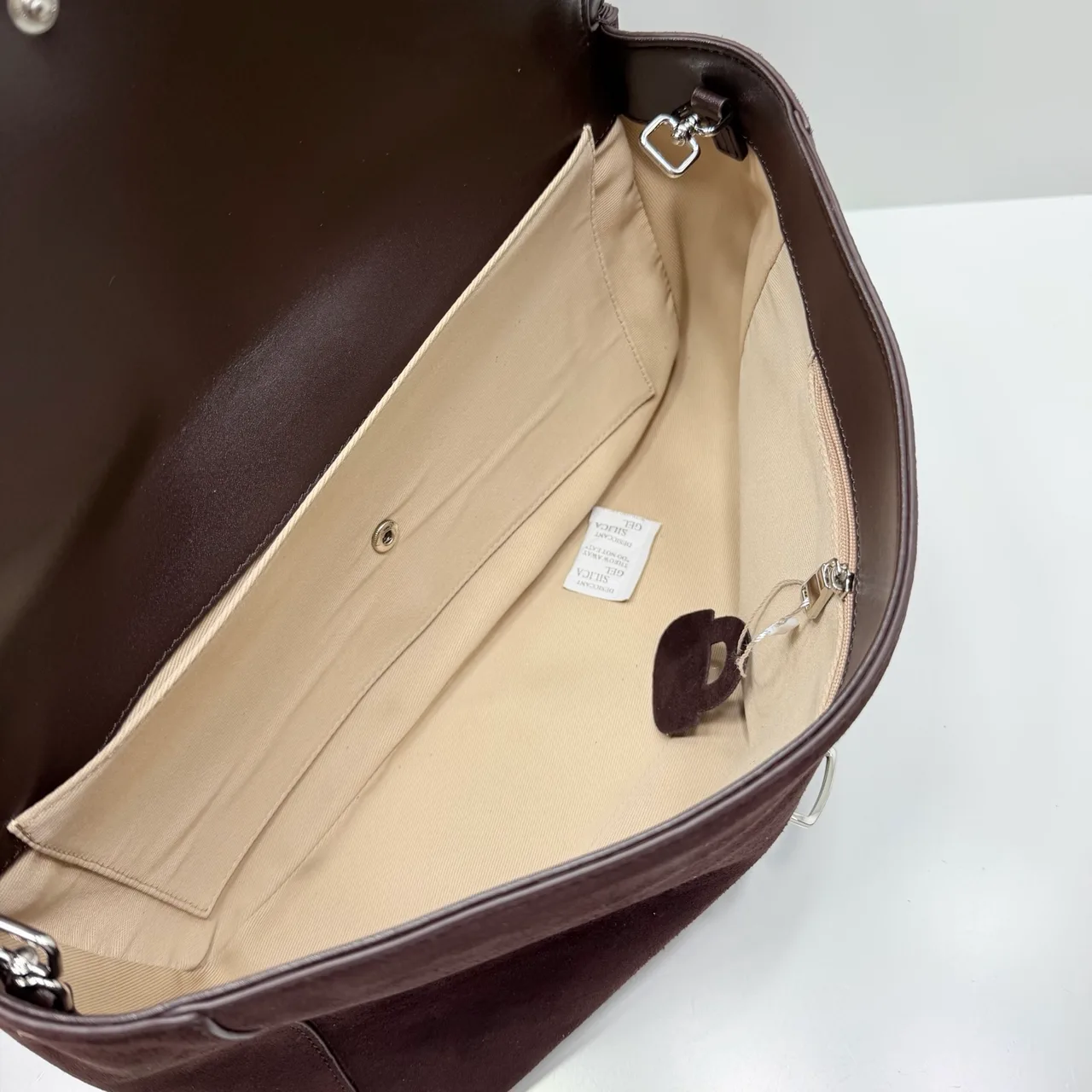 Prada Flap Shoulder Bag in Brown · view 7