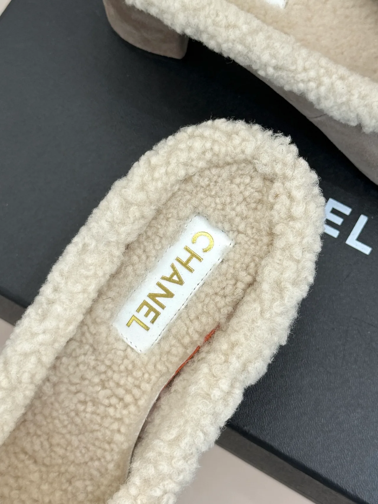Chanel Bow Mules in Grey · view 8