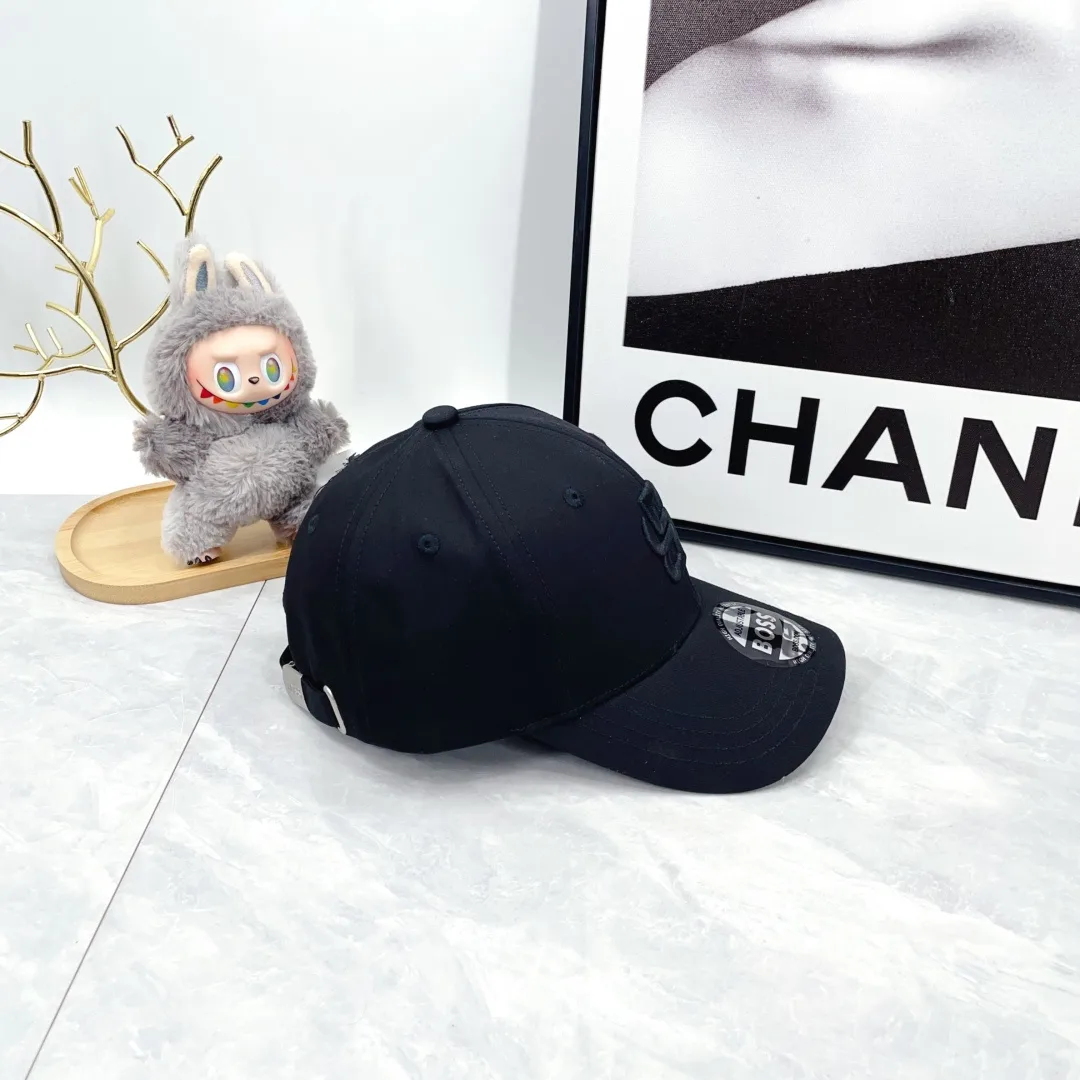Boss Monogram Baseball Cap in Black · view 6