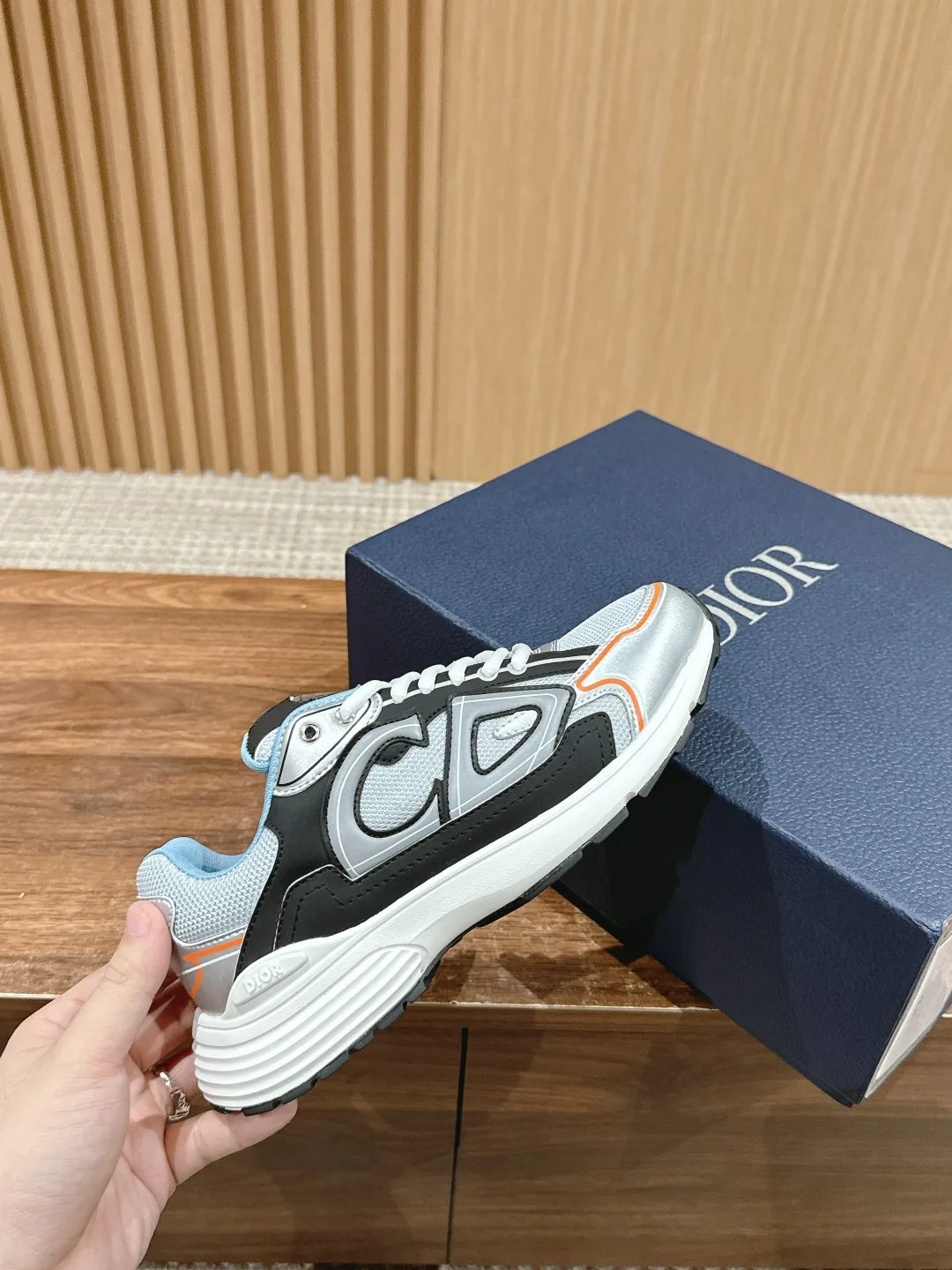 Dior CD Sneakers in Grey · view 5