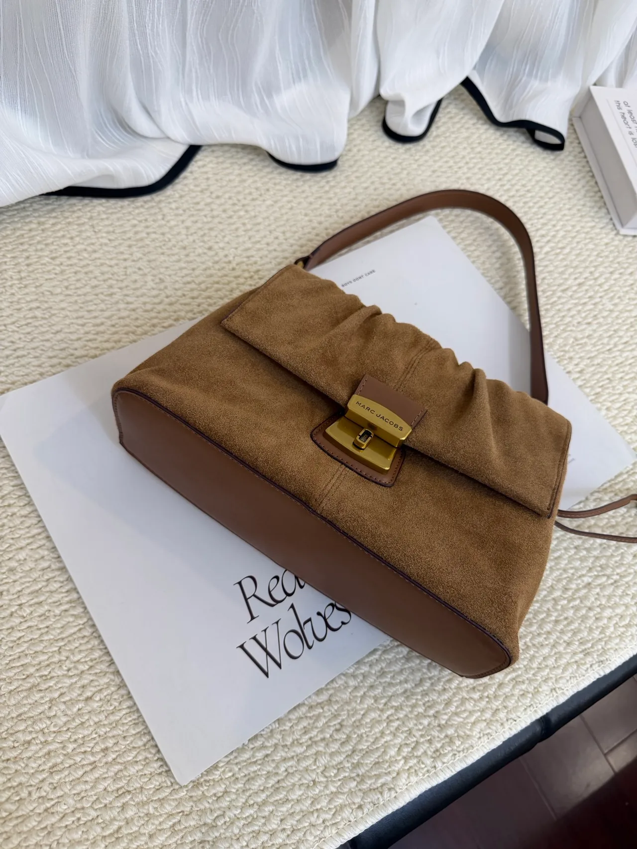 Marc Jacobs Cowhide Shoulder Bag in Brown · view 5