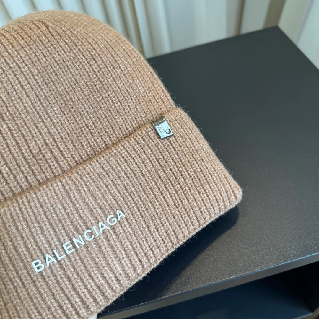 Balenciaga Beanie in Tan · view 7