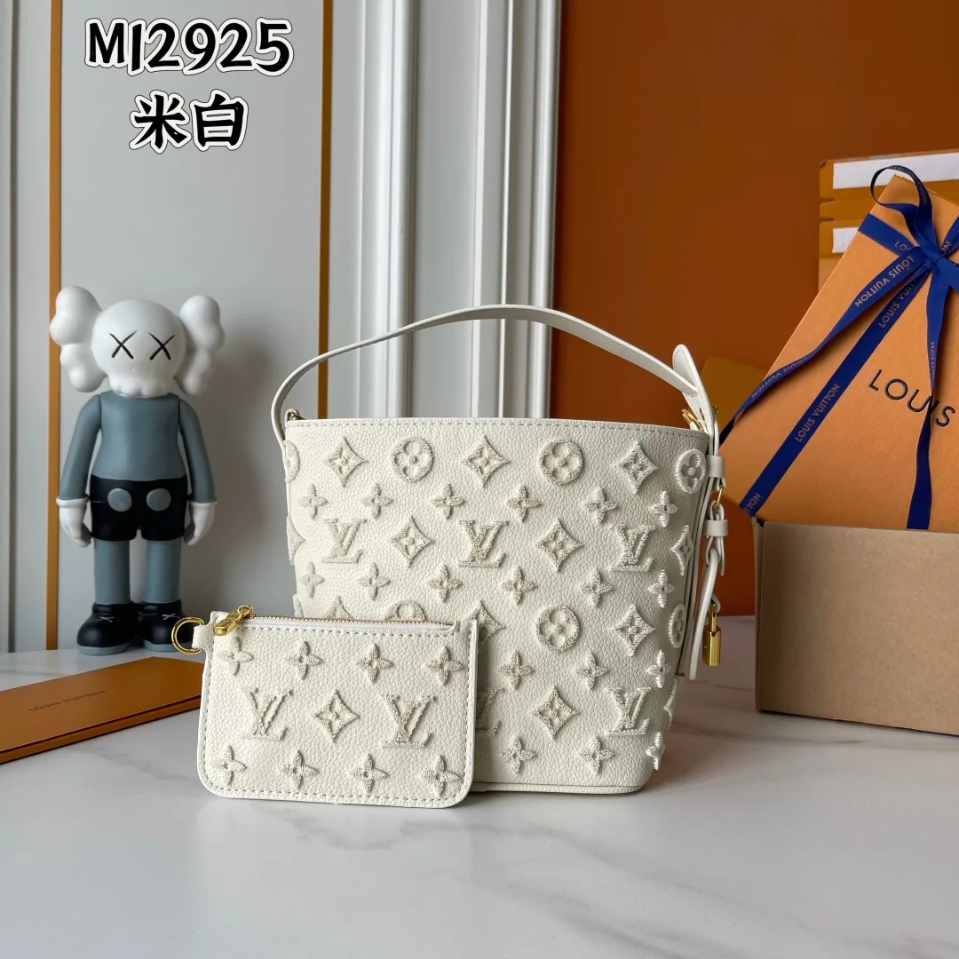 Louis Vuitton Cowhide All In BB Bag in Cream · view 1