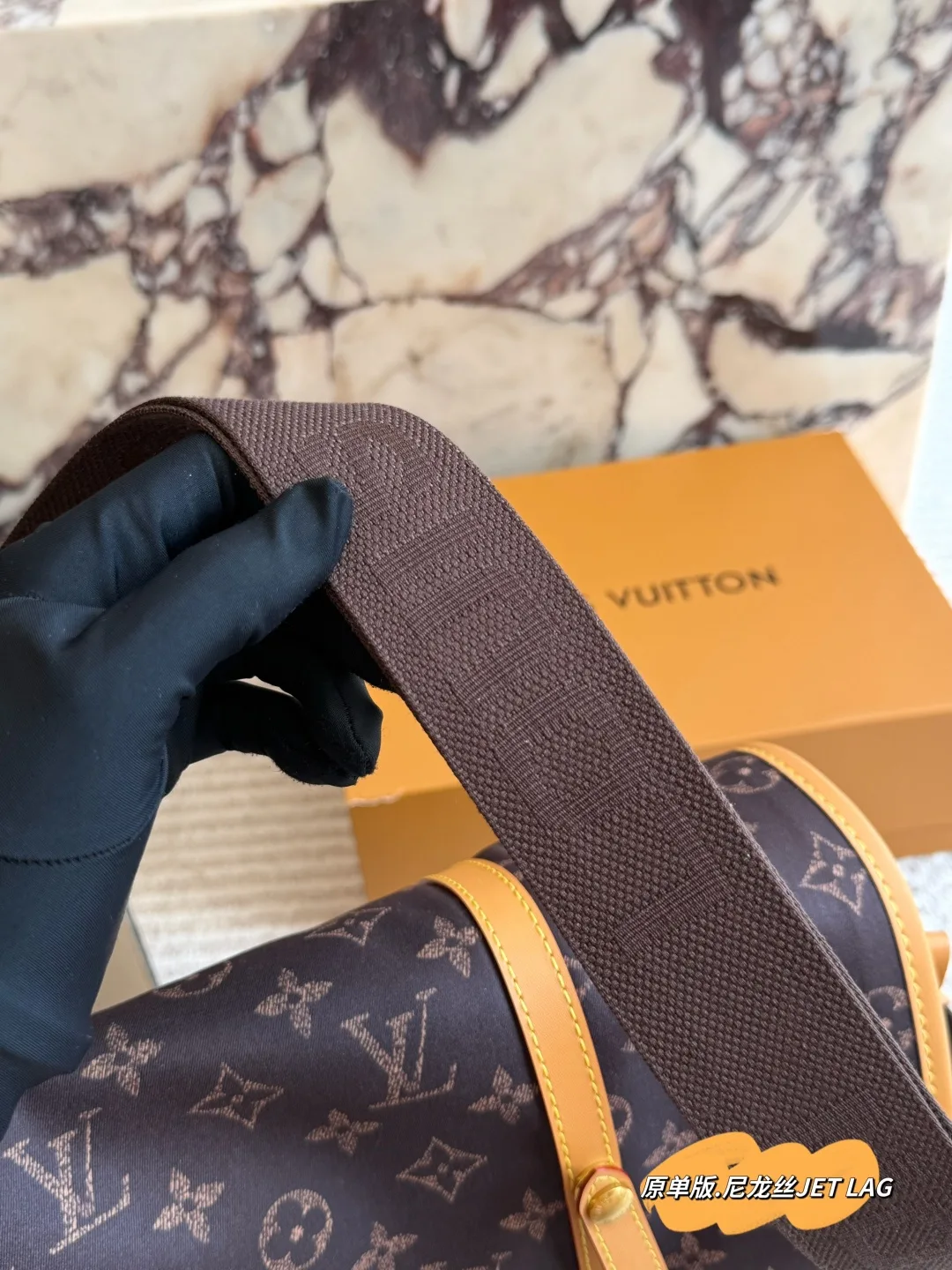 Louis Vuitton Nylon Monogram Backpack in Brown · view 7