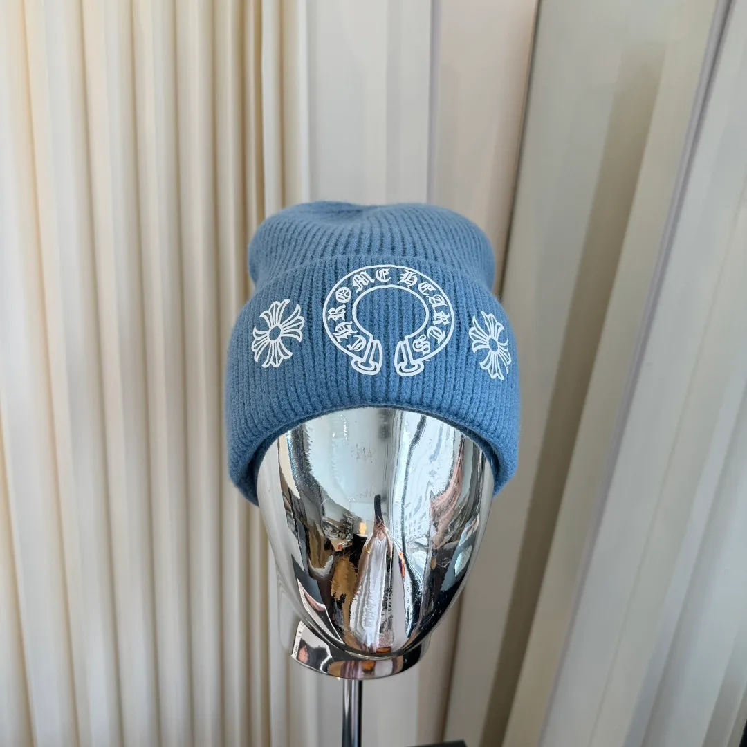 Chrome Hearts Beanie in Blue · view 3