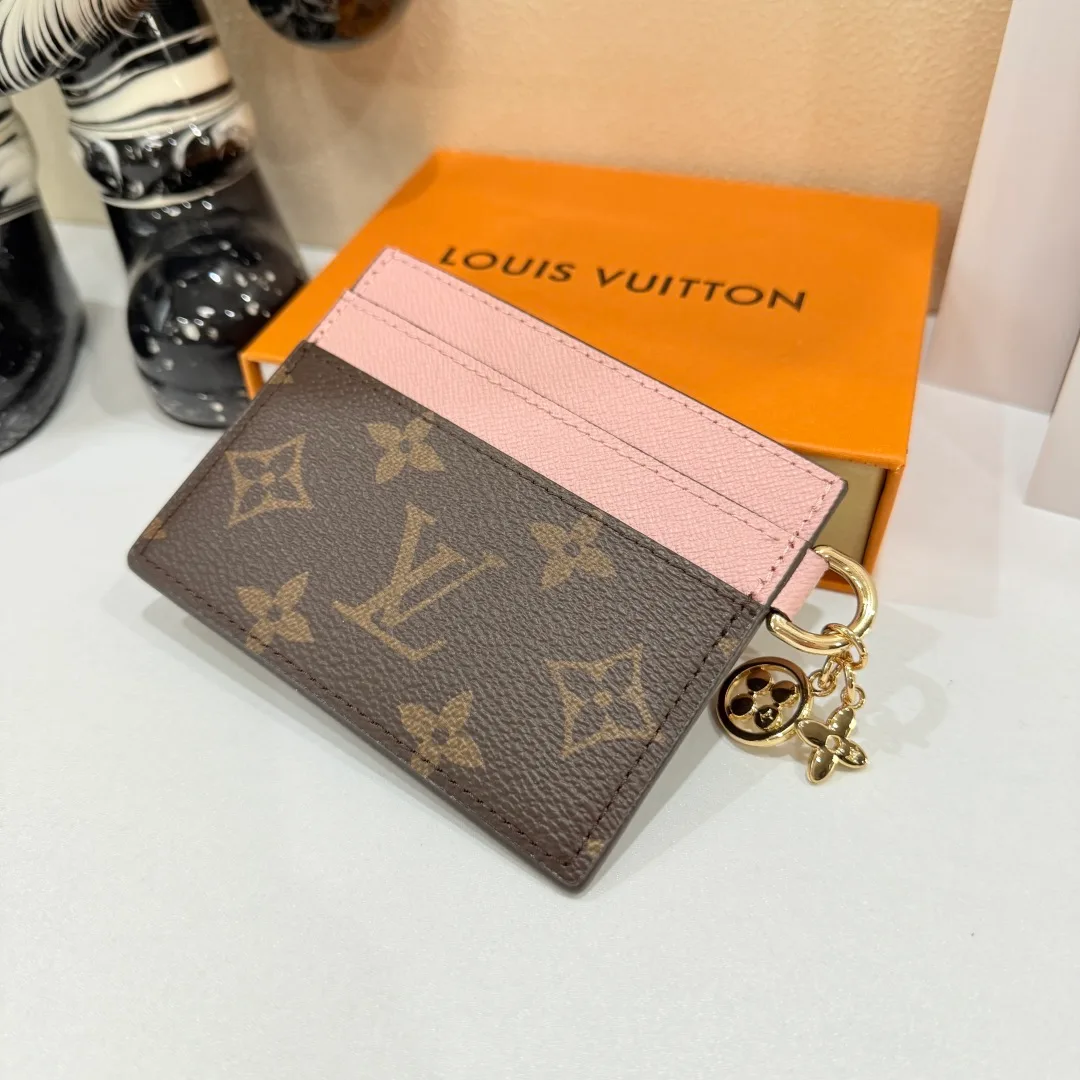 Louis Vuitton Charm Cardholder in Brown & White & Black · view 3