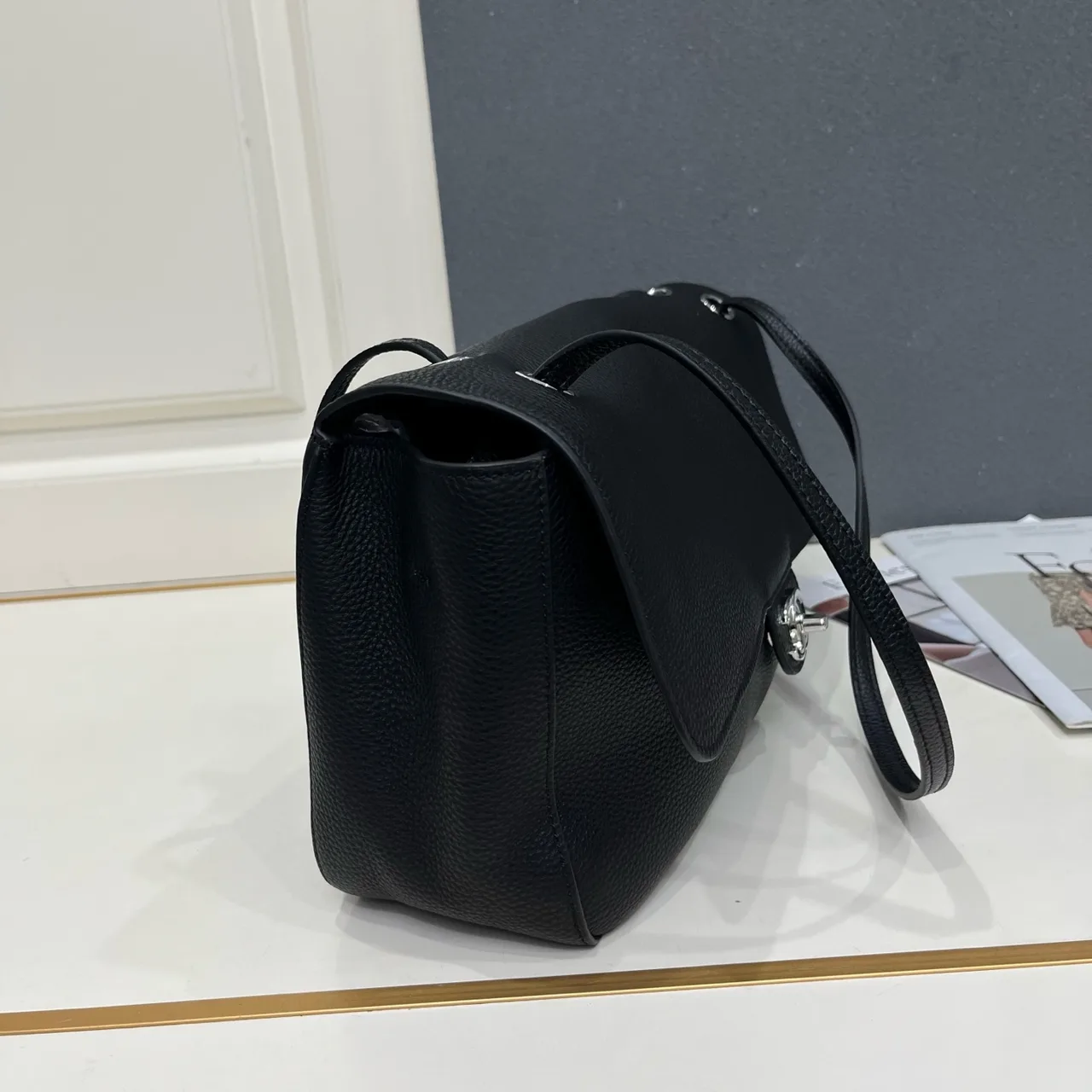 Chanel Quilted Handbag in Black · view 3