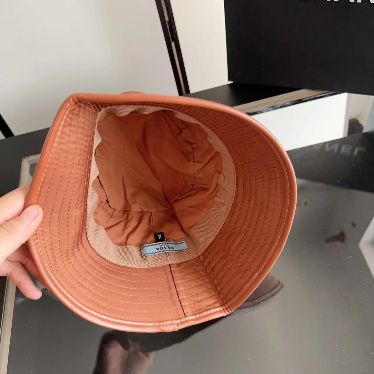Prada Bucket Hat in Orange · view 8