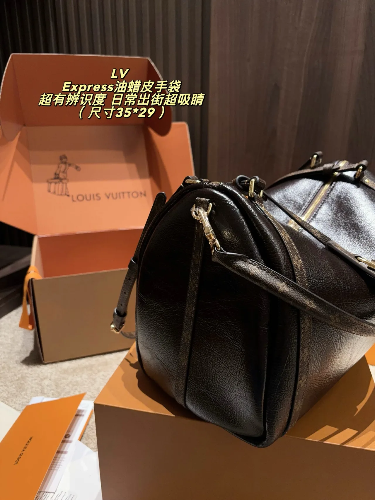 Louis Vuitton Hobo Bag in Black · view 5