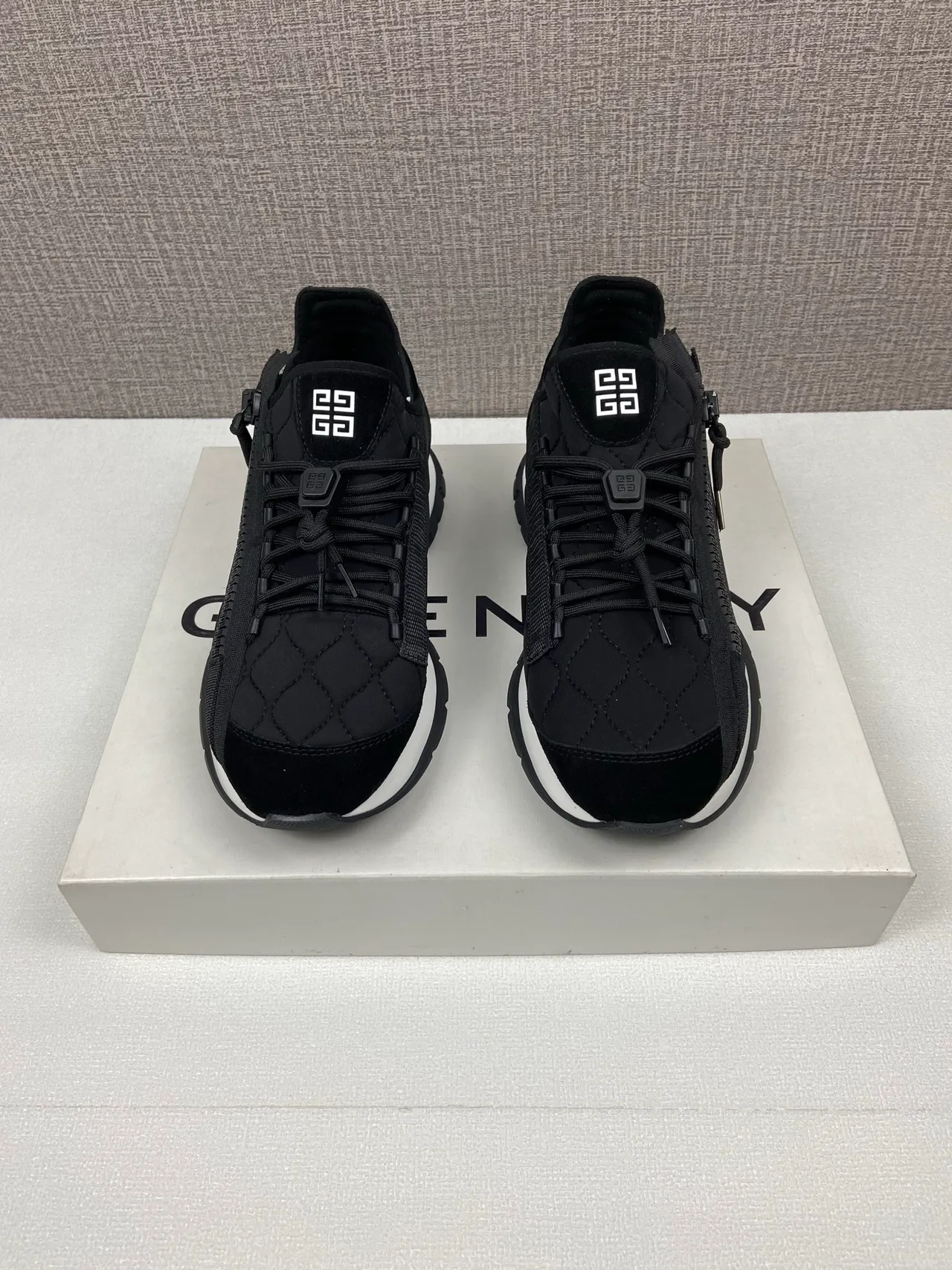 Givenchy Quilted Sneakers in Black · view 2