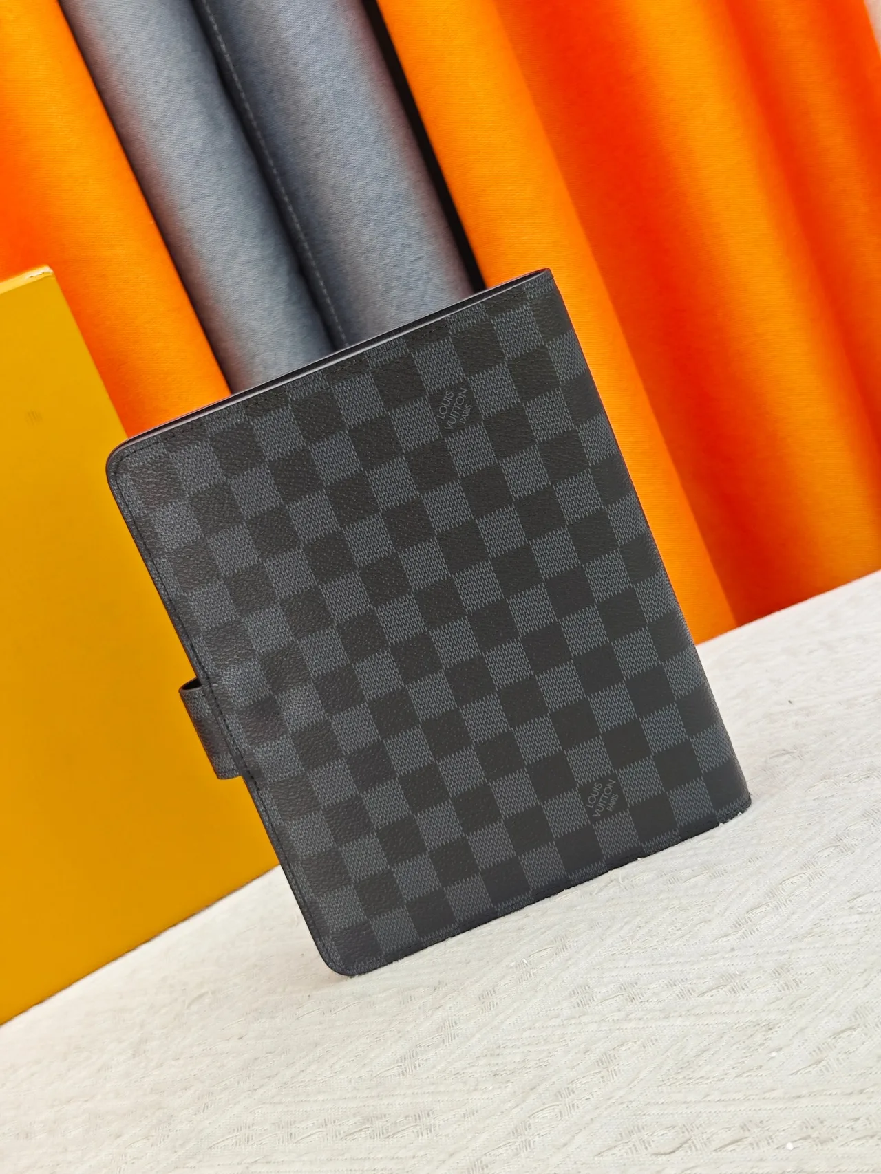 Louis Vuitton Canvas Agenda Cover in Black · view 2