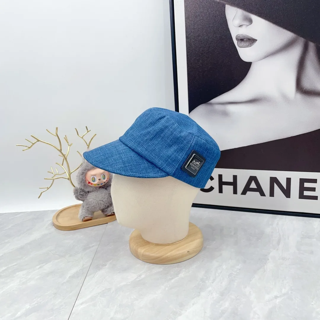 Hermes Cap in Blue · view 5