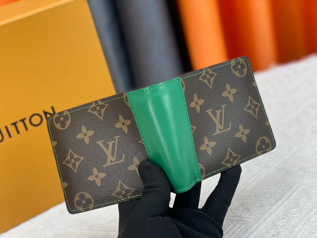 Louis Vuitton Canvas Monogram Wallet in Brown · view 3
