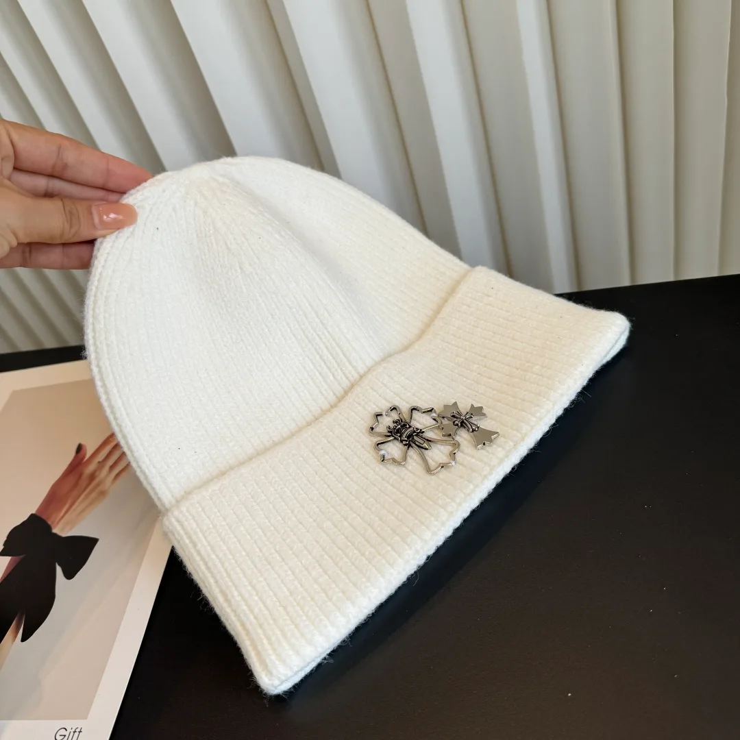 Chrome Hearts Beanie in White · view 8