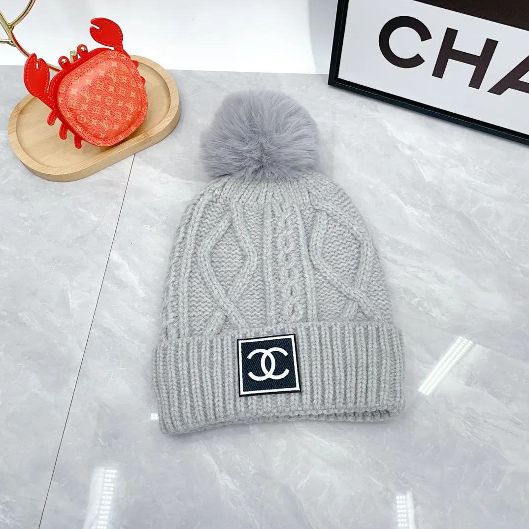 Chanel Wool Hat Scarf and Gloves Set in Grey · view 5