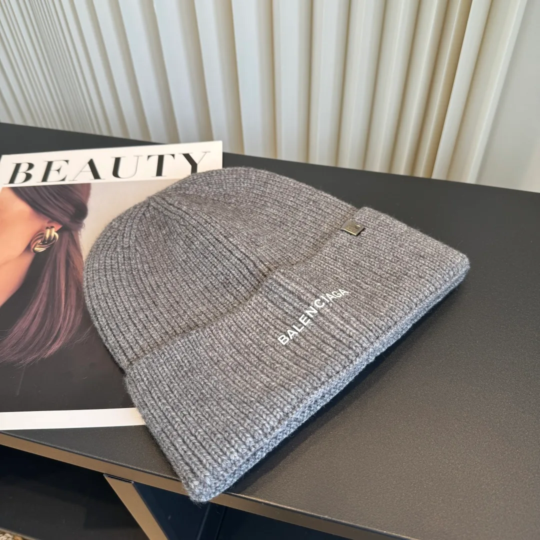 Balenciaga Beanie in Grey · view 1