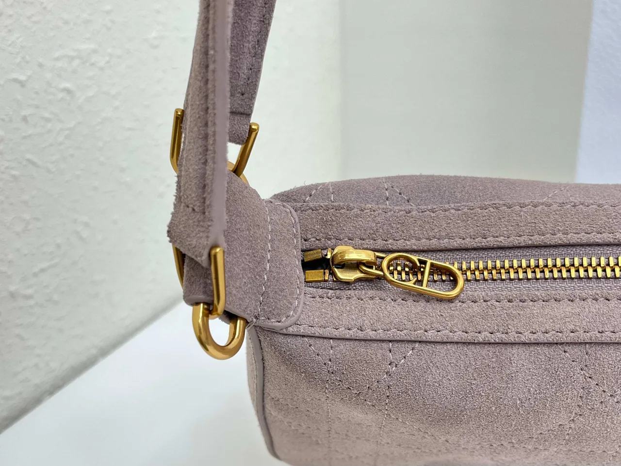 Dior Quilted Hobo Bag in Grey · view 6