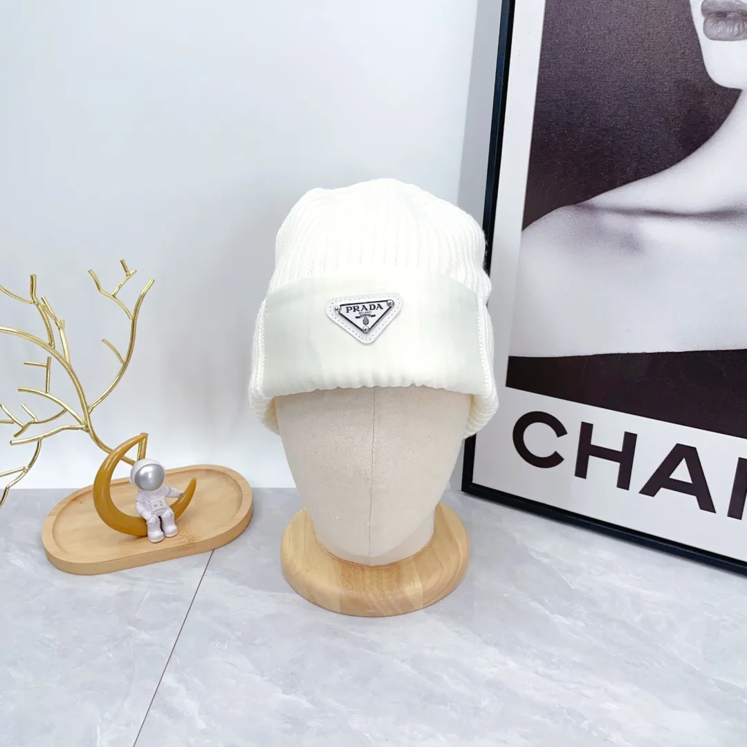 Prada Beanie in White · view 3