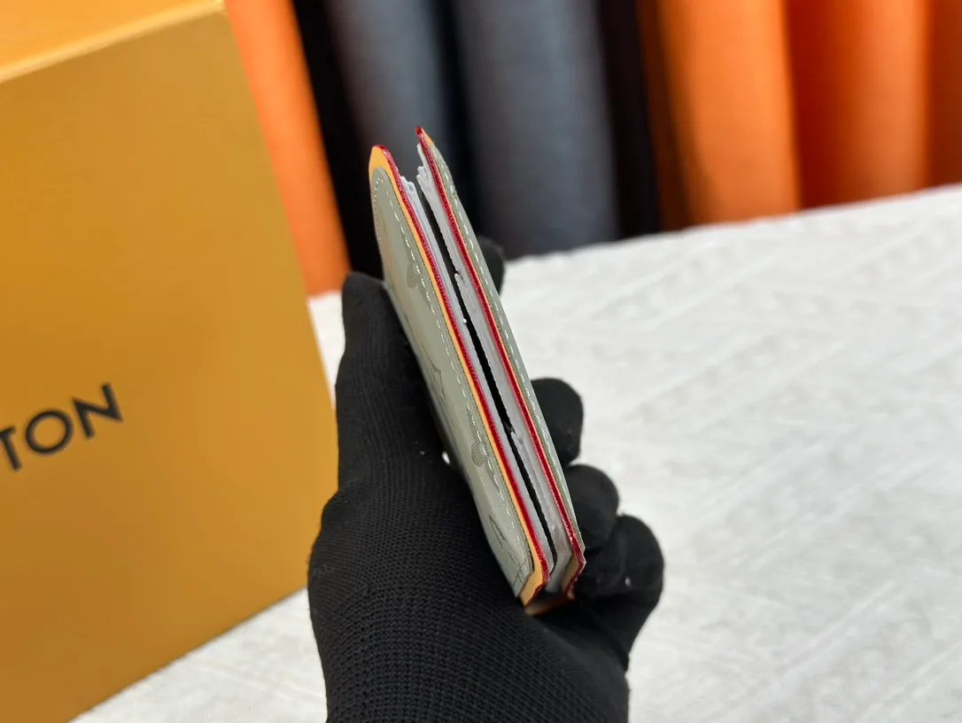 Louis Vuitton Canvas Monogram Bifold Wallet in Grey · view 5