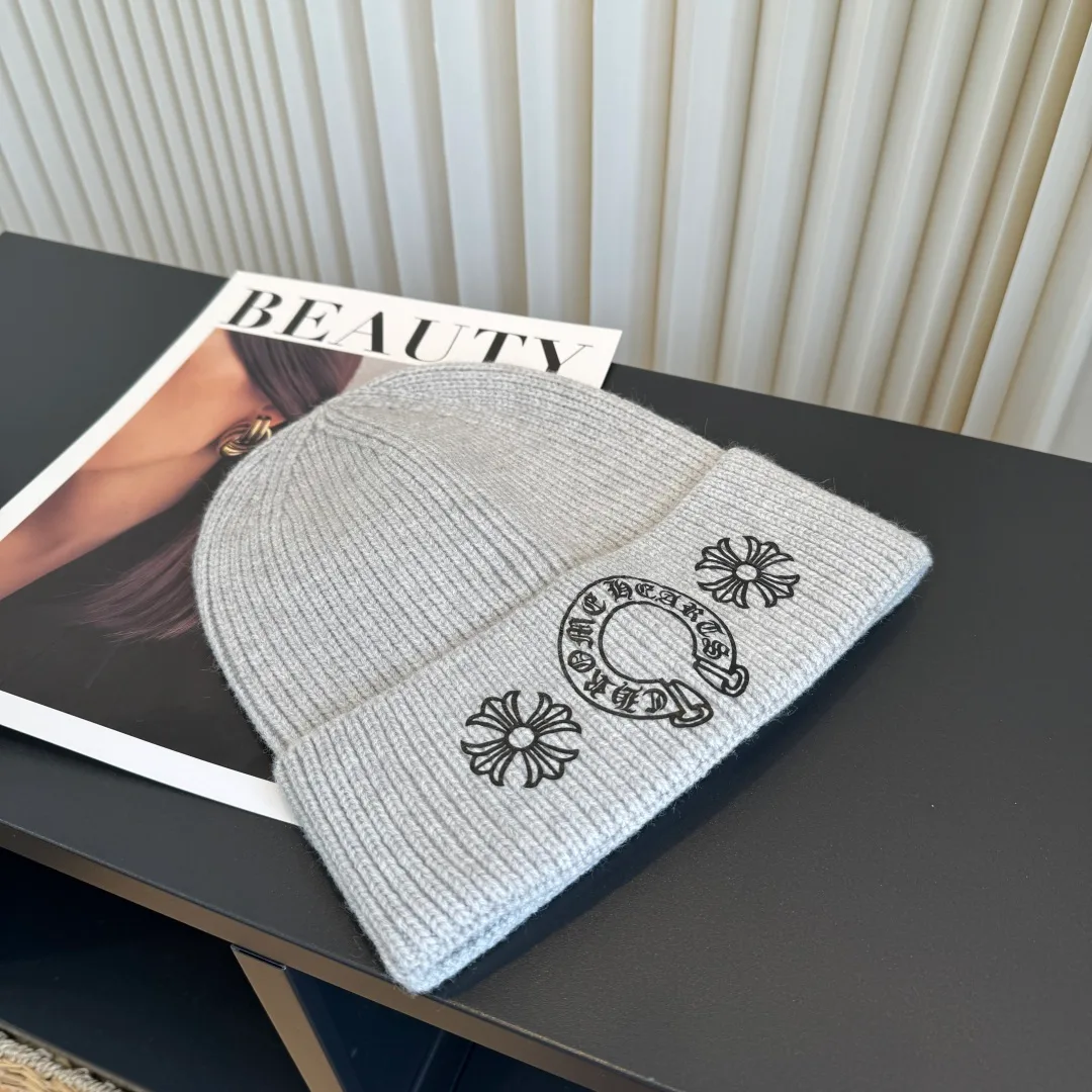 Chrome Hearts Beanie in Grey · view 1