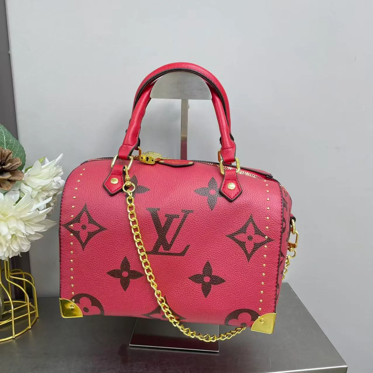 Louis Vuitton Monogram Pillow Bag in Beige & Pink & White & Black & Orange & Purple · view 2