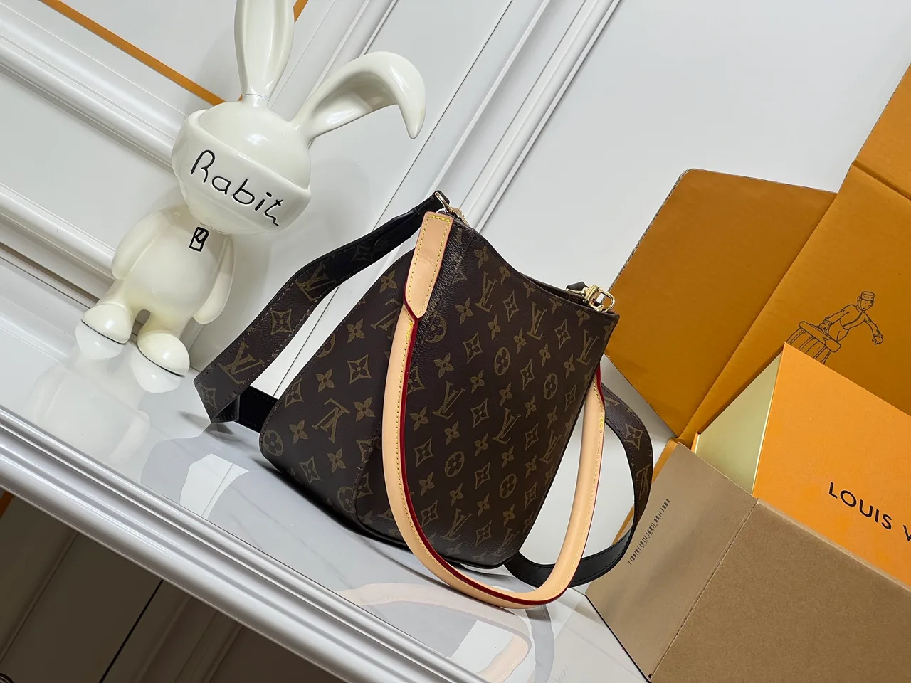Louis Vuitton Monogram Hobo Bag in Brown · view 2