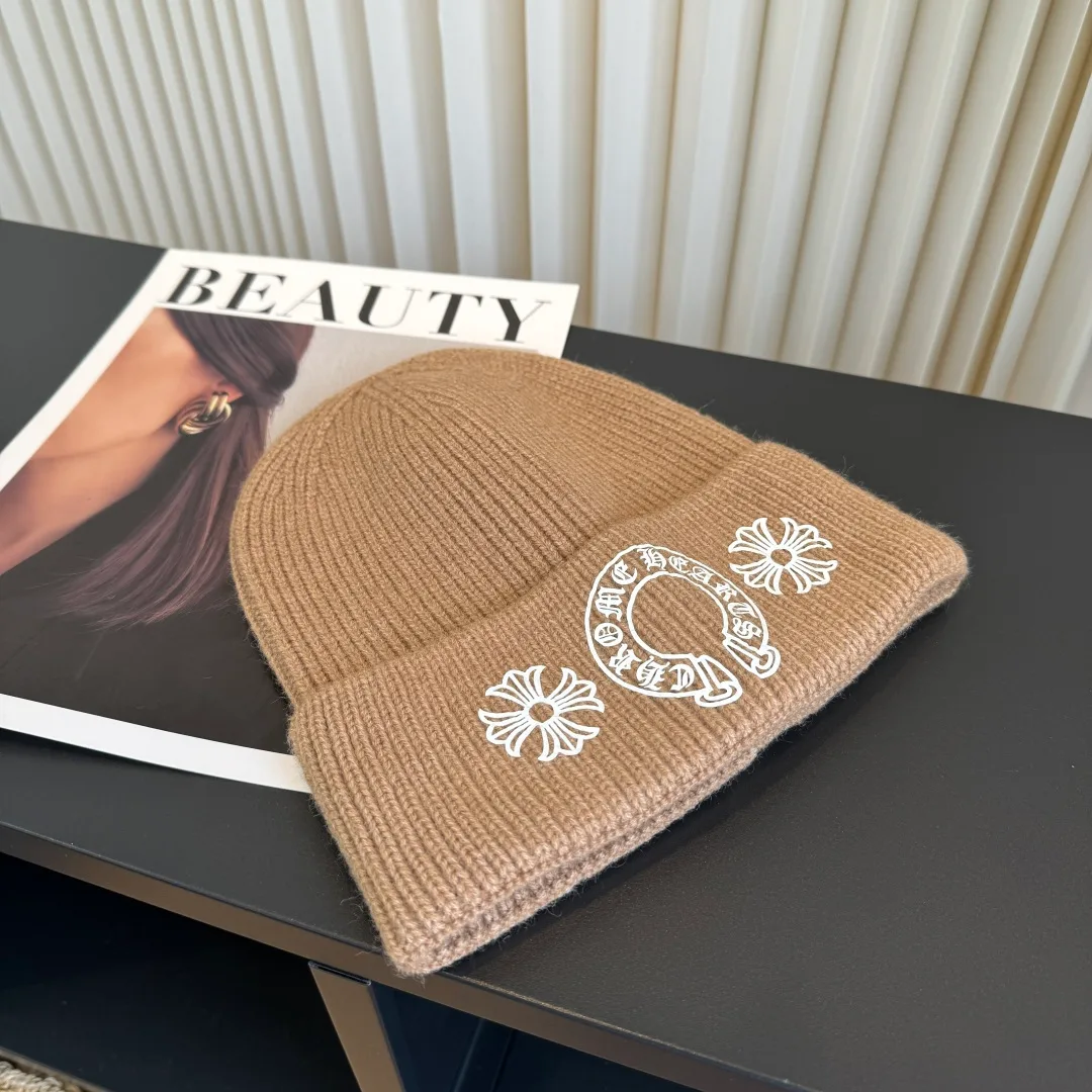 Chrome Hearts Beanie in Brown · view 1