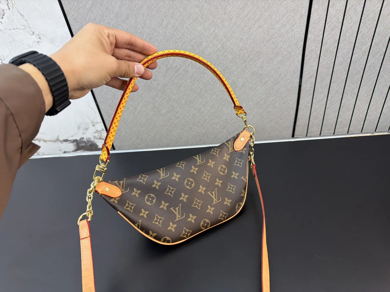 Louis Vuitton Belt Bag in Brown · view 3